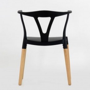 Стул Barneo N-218 Wishbone интерьерный кухонный черный в Еманжелинске - emanzhelinsk.ok-mebel.com | фото 2