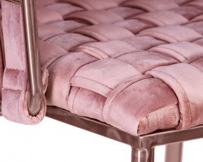 Стул барный DOBRIN EMMA ROSE GOLD, розовый велюр (VF-10) в Еманжелинске - emanzhelinsk.ok-mebel.com | фото 7