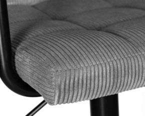 Стул барный DOBRIN KRUGER ARM BLACK, серый вельвет (LAR-E2041-25) в Еманжелинске - emanzhelinsk.ok-mebel.com | фото 7