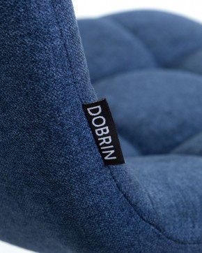 Стул барный DOBRIN NICOLE, черные матовые ножки, синяя ткань (UF860-14B) в Еманжелинске - emanzhelinsk.ok-mebel.com | фото 9