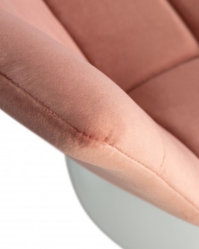 Стул барный DOBRIN TAILOR WHITE, пудрово-розовый велюр (MJ9-32) в Еманжелинске - emanzhelinsk.ok-mebel.com | фото 7