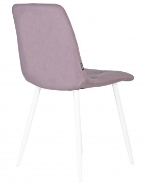 Стул обеденный DOBRIN CHILLY ROMBO, Лавандовый Simple 48, основание белый в Еманжелинске - emanzhelinsk.ok-mebel.com | фото 4