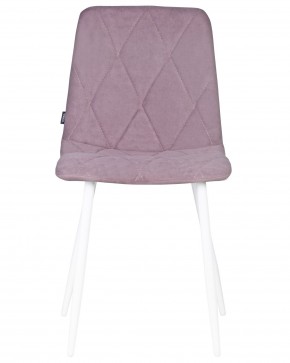 Стул обеденный DOBRIN CHILLY ROMBO, Лавандовый Simple 48, основание белый в Еманжелинске - emanzhelinsk.ok-mebel.com | фото 6