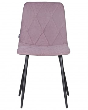 Стул обеденный DOBRIN CHILLY ROMBO, Лавандовый Simple 48, основание черное в Еманжелинске - emanzhelinsk.ok-mebel.com | фото 6