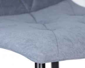 Стул обеденный DOBRIN CHILLY ROMBO, Серо-голубой Simple 26, основание черное в Еманжелинске - emanzhelinsk.ok-mebel.com | фото 9