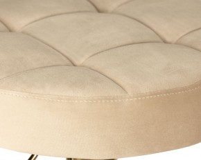 Табурет барный DOBRIN BRUNO GOLD, бежевый велюр (MJ9-10) в Еманжелинске - emanzhelinsk.ok-mebel.com | фото