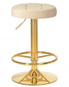 Табурет барный DOBRIN BRUNO GOLD, бежевый велюр (MJ9-10) в Еманжелинске - emanzhelinsk.ok-mebel.com | фото 2