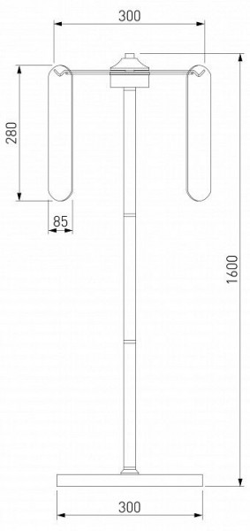 Торшер Eurosvet Claire 01171/3 золото в Еманжелинске - emanzhelinsk.ok-mebel.com | фото 3