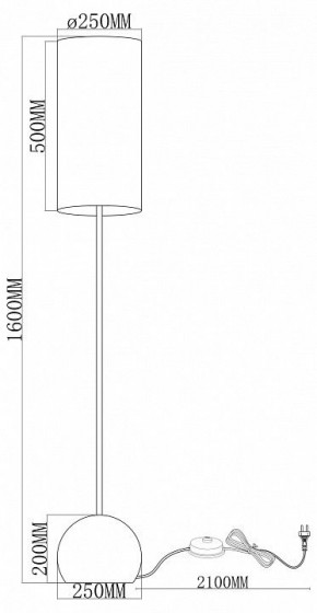 Торшер Moderli Flint V11590-1F в Еманжелинске - emanzhelinsk.ok-mebel.com | фото 2