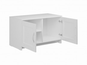Тумба СИРИУС двухдверная низкая, цвет белый в Еманжелинске - emanzhelinsk.ok-mebel.com | фото 2