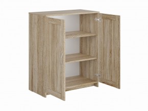 Тумба СИРИУС двухдверная, цвет Дуб Сонома в Еманжелинске - emanzhelinsk.ok-mebel.com | фото 2