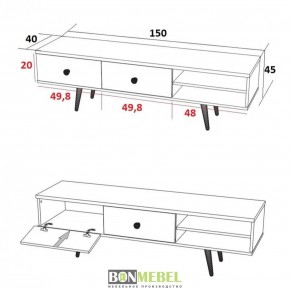 Тумба TV - 1 Art design в Еманжелинске - emanzhelinsk.ok-mebel.com | фото 5