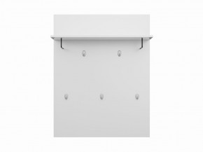 Вешалка СИРИУС настенная с полкой, цвет белый в Еманжелинске - emanzhelinsk.ok-mebel.com | фото