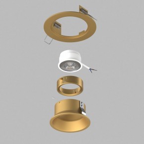 Встраиваемый светильник Lightstar Domino D61303GMOD в Еманжелинске - emanzhelinsk.ok-mebel.com | фото 3
