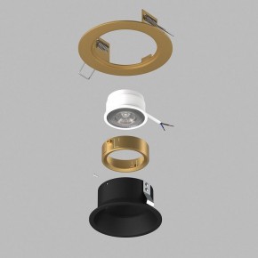 Встраиваемый светильник Lightstar Domino D61307GMOD в Еманжелинске - emanzhelinsk.ok-mebel.com | фото 3