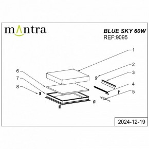 Встраиваемый светильник Mantra Blue Sky 9095 в Еманжелинске - emanzhelinsk.ok-mebel.com | фото 5