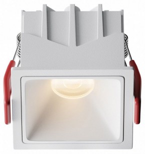 Встраиваемый светильник Maytoni Alfa LED DL043-01-10W3K-SQ-W-1 в Еманжелинске - emanzhelinsk.ok-mebel.com | фото