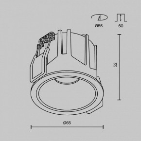 Встраиваемый светильник Maytoni Alfa LED DL043-01-10W4K-RD-B-1 в Еманжелинске - emanzhelinsk.ok-mebel.com | фото 11