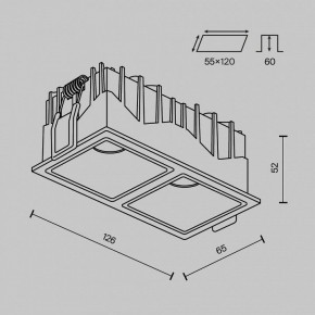 Встраиваемый светильник Maytoni Alfa LED DL043-02-10W3K-SQ-B-1 в Еманжелинске - emanzhelinsk.ok-mebel.com | фото 11
