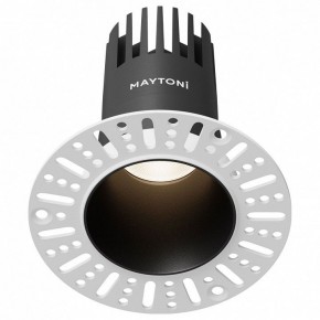 Встраиваемый светильник Maytoni Dip DL120-10W-4K-TRS-B в Еманжелинске - emanzhelinsk.ok-mebel.com | фото