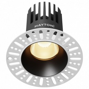 Встраиваемый светильник Maytoni Dip DL121-15W-2.7K-TRS-B в Еманжелинске - emanzhelinsk.ok-mebel.com | фото
