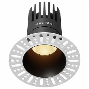 Встраиваемый светильник Maytoni Dip DL122-15W-2.7K-TRS-B в Еманжелинске - emanzhelinsk.ok-mebel.com | фото