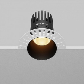 Встраиваемый светильник Maytoni Dip DL122-15W-2.7K-TRS-B в Еманжелинске - emanzhelinsk.ok-mebel.com | фото 5