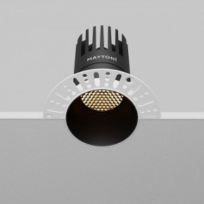 Встраиваемый светильник Maytoni Dip DL122-15W-2.7K-TRS-B в Еманжелинске - emanzhelinsk.ok-mebel.com | фото 7
