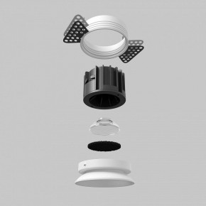 Встраиваемый светильник Maytoni Round DL058-12W2.7K-TRS-W в Еманжелинске - emanzhelinsk.ok-mebel.com | фото 5