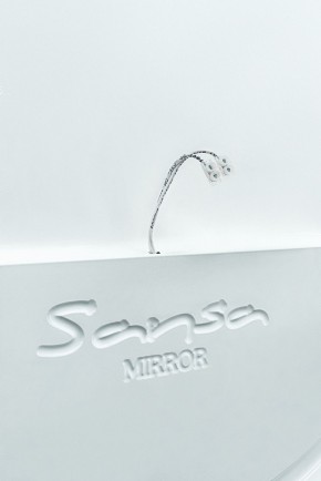 Зеркало Gia 75 white с подсветкой Sansa (SGa1044Z) в Еманжелинске - emanzhelinsk.ok-mebel.com | фото 5