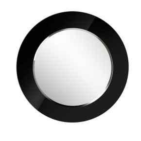Зеркало круглое черный (РМ/02) в Еманжелинске - emanzhelinsk.ok-mebel.com | фото 1