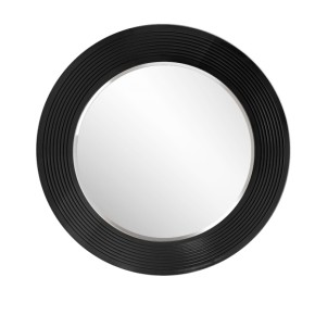 Зеркало круглое черный (РМ/02(S) в Еманжелинске - emanzhelinsk.ok-mebel.com | фото 1
